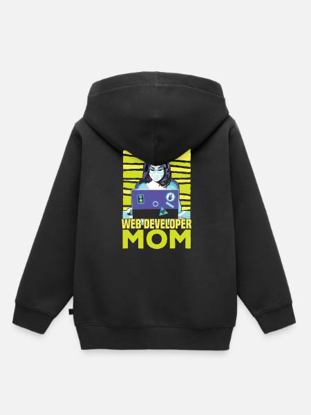 Web Entwickler Webdeveloper Web-Entwickler - Kinder Premium Organic Hoodie - Schwarz
