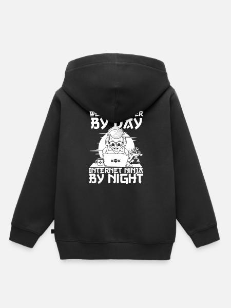 Web Entwickler Webdeveloper Web-Entwickler - Kinder Premium Organic Hoodie - Schwarz