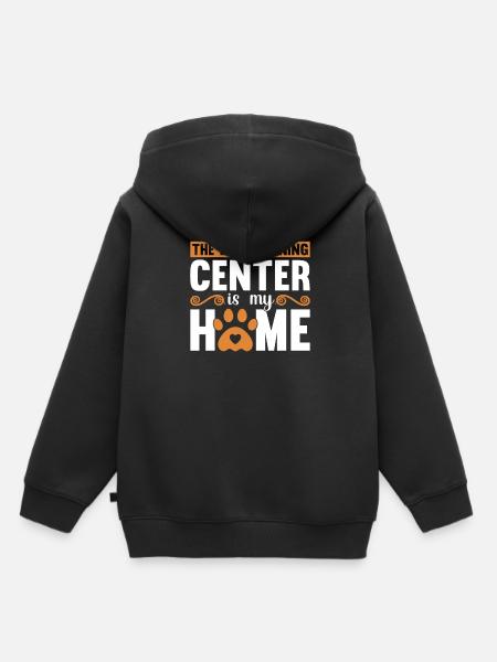 Hundetrainer Hundetrainer - Kinder Premium Organic Hoodie - Schwarz