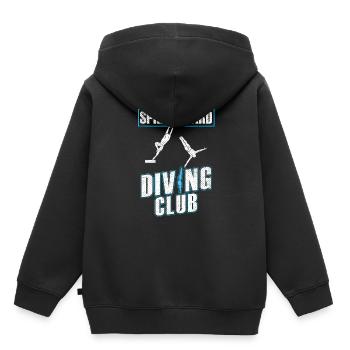 Diving Diving Club - Kids Premium Organic Hoodie - black - Back - AI Model Kid Male (0cm)