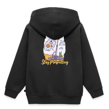 Schürfer Schürfen Schatz - Kinder Premium Organic Hoodie - Schwarz - Hinten - AI Model Kid Male (0cm)