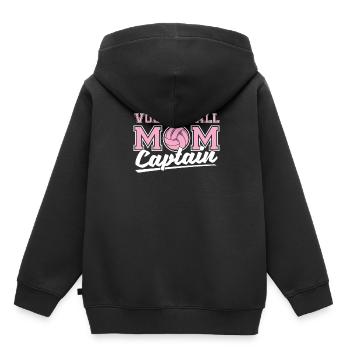 Volleyball Volleyball Player Volleyball Mama - Sweat Premium à capuche enfant bio - noir - Dos - AI Model Kid Male (0cm)