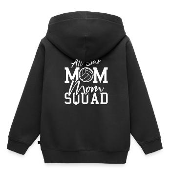 Volleyball Volleyball Player Volleyball Mama - Sweat Premium à capuche enfant bio - noir - Dos - AI Model Kid Male (0cm)