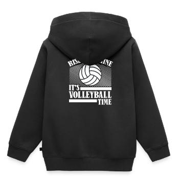 Volleyball Volleyball Player Volleyball Mama - Sweat Premium à capuche enfant bio - noir - Dos - AI Model Kid Male (0cm)