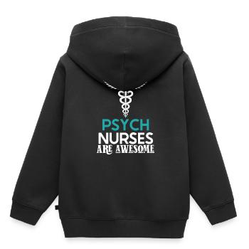 Infirmier - Sweat Premium à capuche enfant bio - noir - Dos - AI Model Kid Male (0cm)
