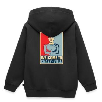 Infirmier - Sweat Premium à capuche enfant bio - noir - Dos - AI Model Kid Male (0cm)