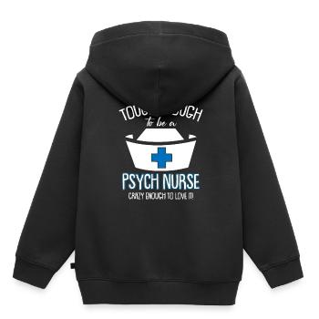 Infirmier - Sweat Premium à capuche enfant bio - noir - Dos - AI Model Kid Male (0cm)