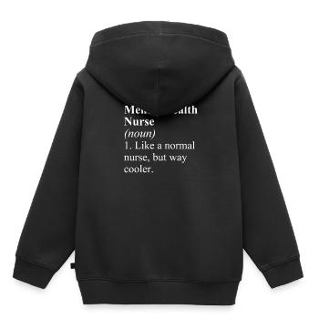 Infirmier - Sweat Premium à capuche enfant bio - noir - Dos - AI Model Kid Male (0cm)