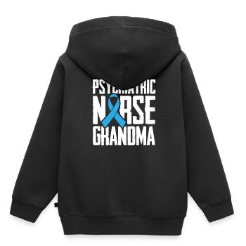 Infirmier - Sweat Premium à capuche enfant bio - noir - Dos - AI Model Kid Male (0cm)