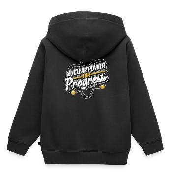 Physique Phyiker Physique nucléaire - Sweat Premium à capuche enfant bio - noir - Dos - AI Model Kid Male (0cm)