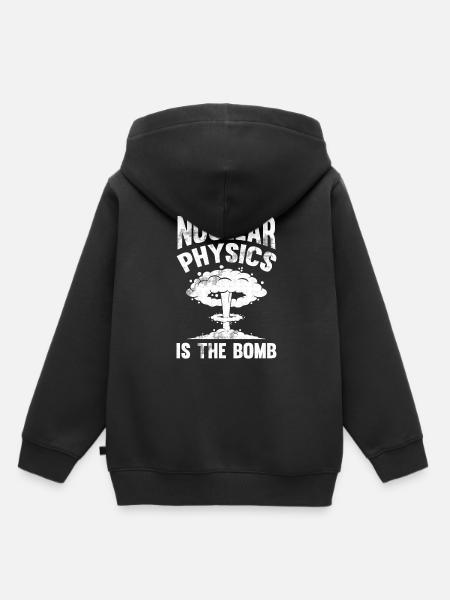 Physik Phyiker Kernphysik - Kinder Premium Organic Hoodie - Schwarz