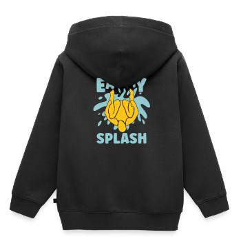Diving Diver spraying - Kids Premium Organic Hoodie - black - Back - AI Model Kid Male (0cm)