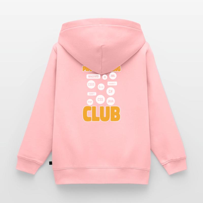 Association des programmeurs de développeurs codeurs Sweat Premium à capuche enfant bio