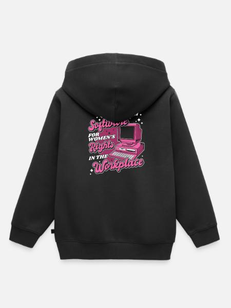 Entwickler Coder Programmierer Arbeitsplatz - Kinder Premium Organic Hoodie - Schwarz