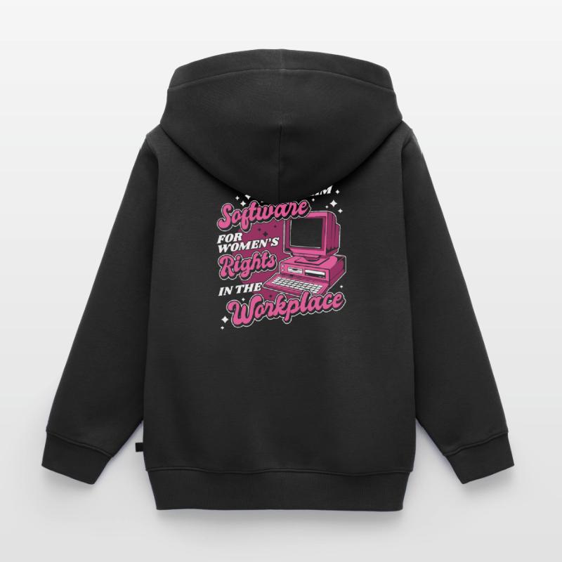 Developer Coder Programmer Workstation Sweat Premium à capuche enfant bio