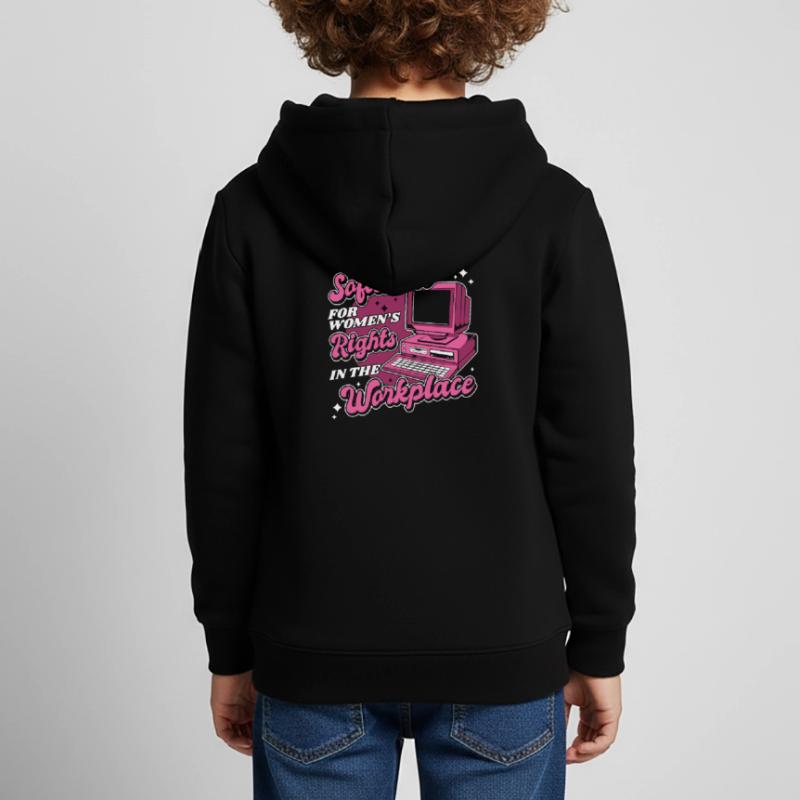 Developer Coder Programmer Workstation Sweat Premium à capuche enfant bio