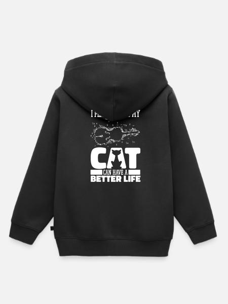 Cello Cellist - Kinder Premium Organic Hoodie - Schwarz