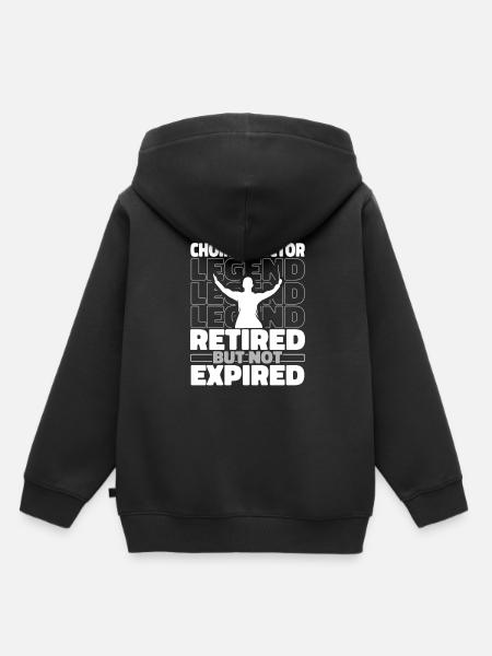 Chorleiter Im Ruhestand - Kinder Premium Organic Hoodie - Schwarz