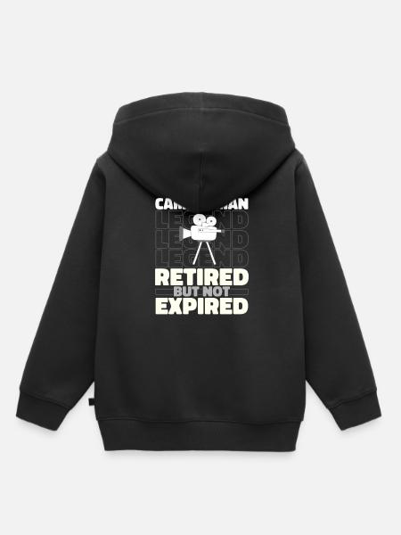 Kameramann Im Ruhestand - Kinder Premium Organic Hoodie - Schwarz