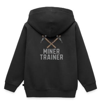 Engineer Mining Engineer - Kids Premium Organic Hoodie - black - Back - AI Model Kid Male (0cm)