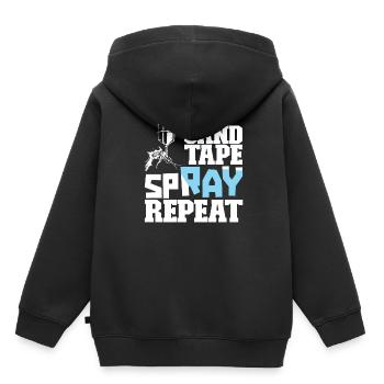 Painter varnisher spraying - Kids Premium Organic Hoodie - black - Back - AI Model Kid Male (0cm)