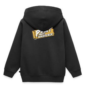 Maler Lackierer - Kinder Premium Organic Hoodie - Schwarz - Hinten - AI Model Kid Male (0cm)
