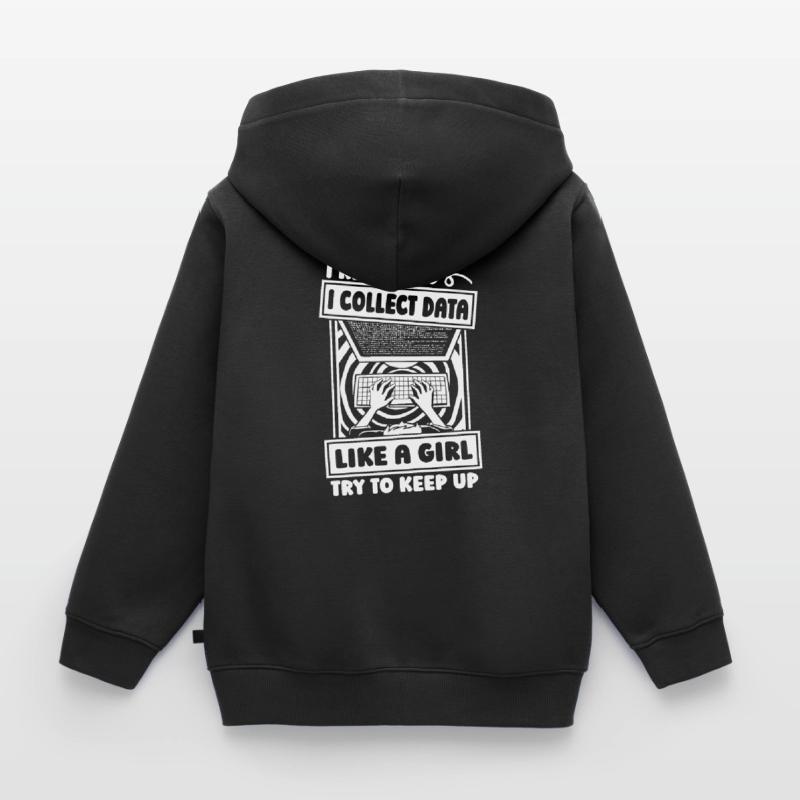 Data Science Data Analyst Mädchen Kinder Premium Organic Hoodie