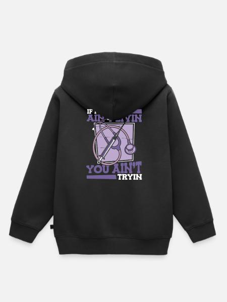 Krankenschwester Stethoskop - Kinder Premium Organic Hoodie - Schwarz