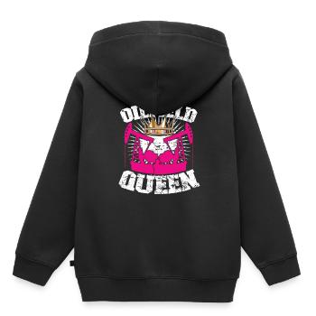 Oil Field Oil Field Krone Oil Rig - Kids Premium Organic Hoodie - black - Back - AI Model Kid Male (0cm)
