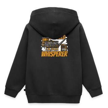 Plate-forme pétrolière du champ pétrolifère Witzig - Sweat Premium à capuche enfant bio - noir - Dos - AI Model Kid Male (0cm)