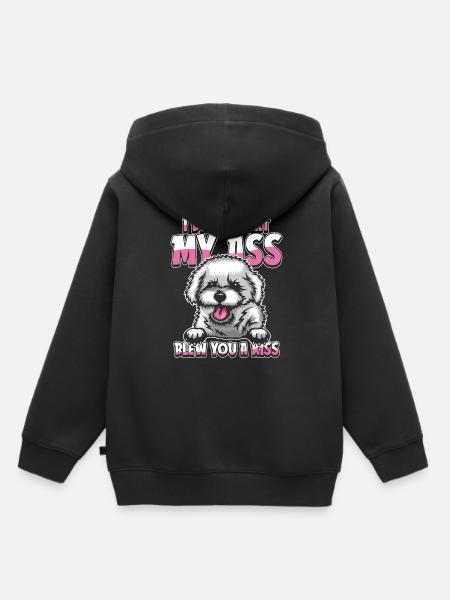 Bichon Frize - Kinder Premium Organic Hoodie - Schwarz