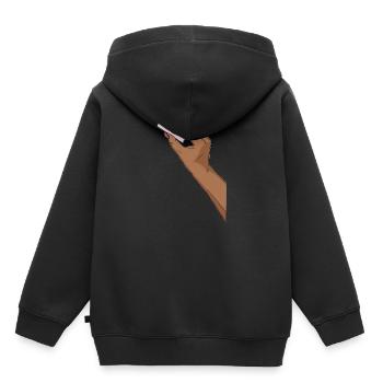 Enseignant Pédagogue - Sweat Premium à capuche enfant bio - noir - Dos - AI Model Kid Male (0cm)