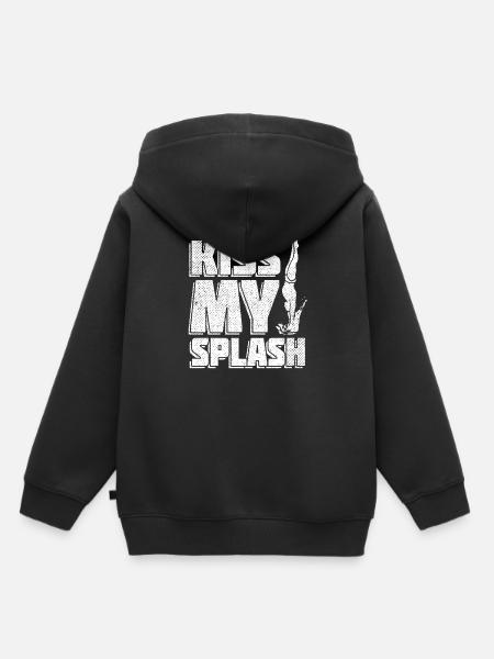 Turmspringen Turmspringer Spritzen - Kinder Premium Organic Hoodie - Schwarz