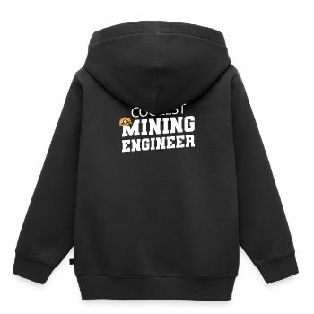 Engineer Mining Engineer - Kids Premium Organic Hoodie - black - Back - AI Model Kid Male (0cm)