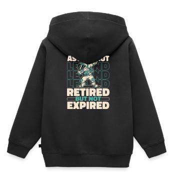 Astronaute, astronaute, astronaute, cosmonaute à la retraite - Sweat Premium à capuche enfant bio - noir - Dos - AI Model Kid Male (0cm)