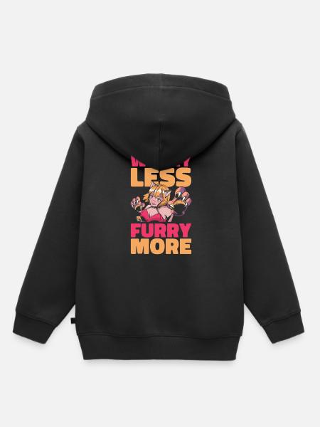 Furry Fandom Fursuits Cool - Kinder Premium Organic Hoodie - Schwarz