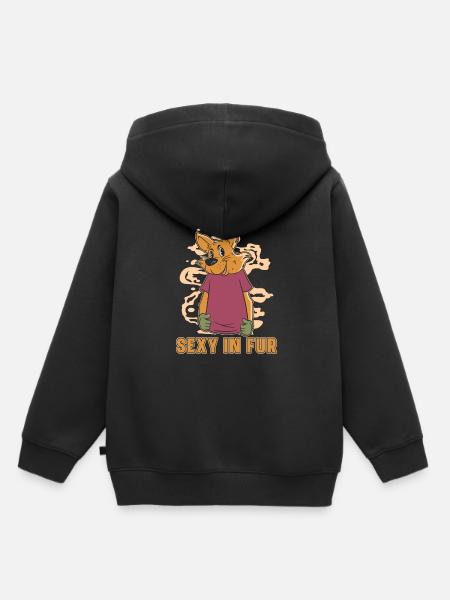 Furry Fandom Fursuits Witzig - Kinder Premium Organic Hoodie - Schwarz