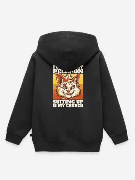 Furry Fandom Fursuits - Kinder Premium Organic Hoodie - Schwarz