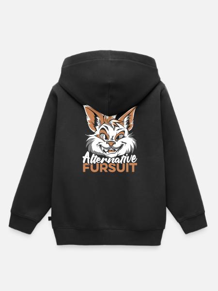 Furry Fandom Fursuits - Kinder Premium Organic Hoodie - Schwarz