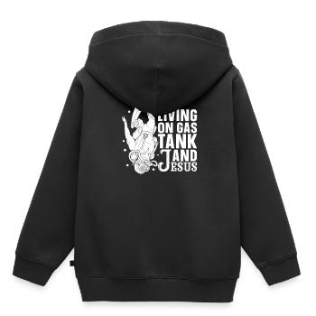Plongeurs Plongée commerciale - Sweat Premium à capuche enfant bio - noir - Dos - AI Model Kid Male (0cm)