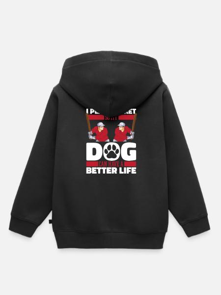 Cricket - Kinder Premium Organic Hoodie - Schwarz