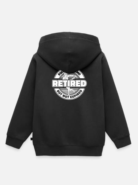 Squash Im Ruhestand - Kinder Premium Organic Hoodie - Schwarz