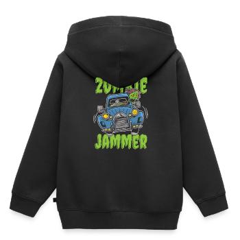 Zombie Halloween Halloween - Kinder Premium Organic Hoodie - Schwarz - Hinten - AI Model Kid Male (0cm)