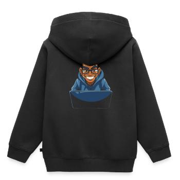 Web Developer Webdeveloper Cool - Kids Premium Organic Hoodie - black - Back - AI Model Kid Male (0cm)