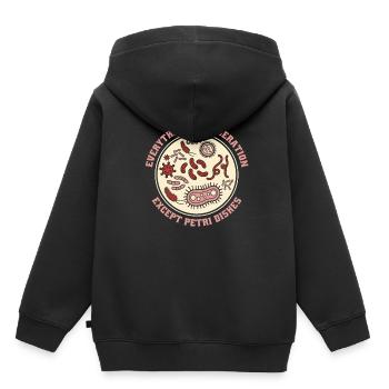 Biologiste biologiste Witzig - Sweat Premium à capuche enfant bio - noir - Dos - AI Model Kid Male (0cm)