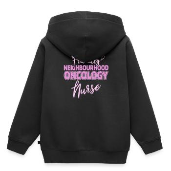 Nurse Friendly - Kids Premium Organic Hoodie - black - Back - AI Model Kid Male (0cm)