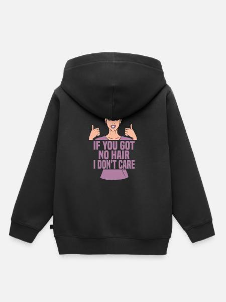Krankenschwester Haar - Kinder Premium Organic Hoodie - Schwarz