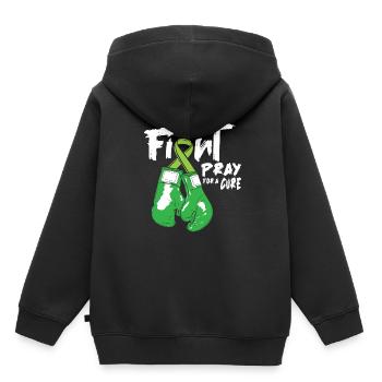 Psychologie Psychologue Guérison - Sweat Premium à capuche enfant bio - noir - Dos - AI Model Kid Male (0cm)