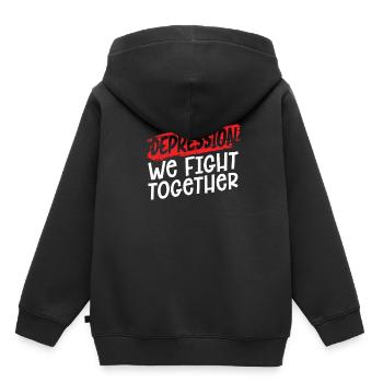 Psychologie Psychologue - Sweat Premium à capuche enfant bio - noir - Dos - AI Model Kid Male (0cm)