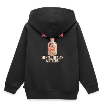 Psychologie Psychologe - Kinder Premium Organic Hoodie - Schwarz - Hinten - AI Model Kid Male (0cm)